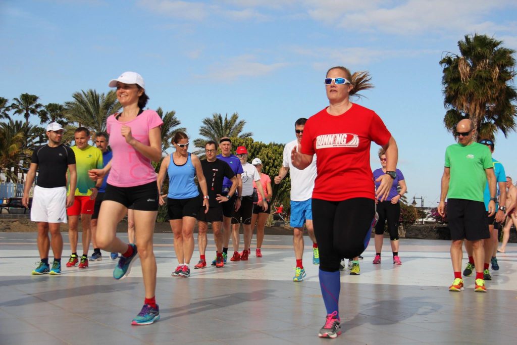 Lauf-ABC unter Palmen auf Lanzarote